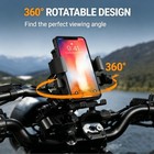 360° Motorcycle Phone Holder Bicycle Anti-Shake Handlebar Mount Holder USA — photo 6
