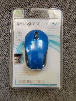 NEW Logitech Wireless M187 Ultra Portable Mini Size Mouse 910-002726