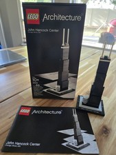LEGO ARCHITECTURE: John Hancock Center (21001) Complete Set w/ Box, 69 Pieces