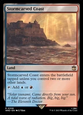 Stormcarved Coast 0308 Non Foil Rare Doctor Who Commander MTG Near Mint