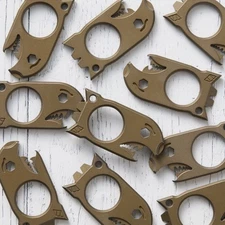 Notorious EDC Baby Bomb -  Titanium-Distressed Root Beer Cerakote-NEW-UNOPENED