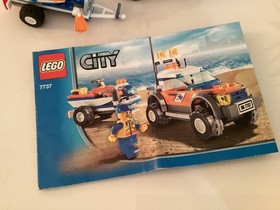 LEGO CITY | 7737 | COAST GUARD 4WD & JET SCOOTER Complete | Excellent Condition 