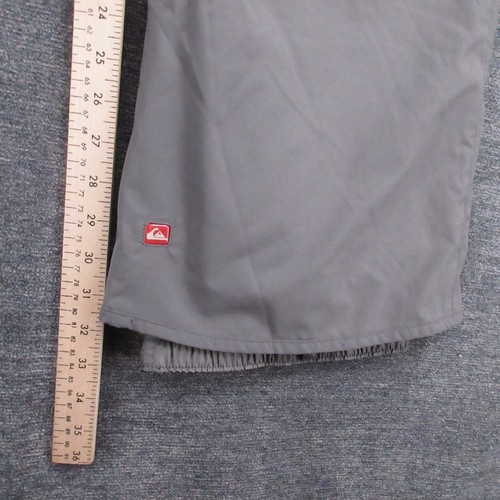 Quicksilver Snow Pants Mens XL Utility 5K 5.000 mm Gray Waist Adjuster - Picture 5 of 14