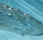 Vintage Indiana Glass Flower Starburst 3355 Clear Glass Cake Plate/appetizer 11" — photo 6