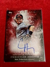 2018 Topps Inception Signature RES-CA Christian Arroyo 🔥 Red SP 61/75 - Giants