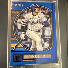 2025 Topps Museum Collection Shohei Ohtani Dodgers Blue Parallel /150 #145