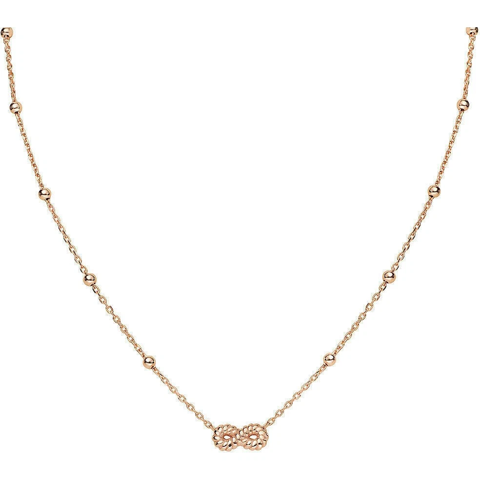 COLLANA DONNA LOTUS Silver LP3605-1/1 In Argento Con Centrale Fiore Con
