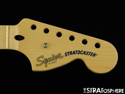 Fender Squier Affinity Series Strat NECK Parts, Guitar, MN Maple.