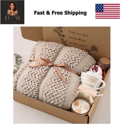 Cozy Self Care Package for Women   Warm & Comforting Thinking of You Gift Box...