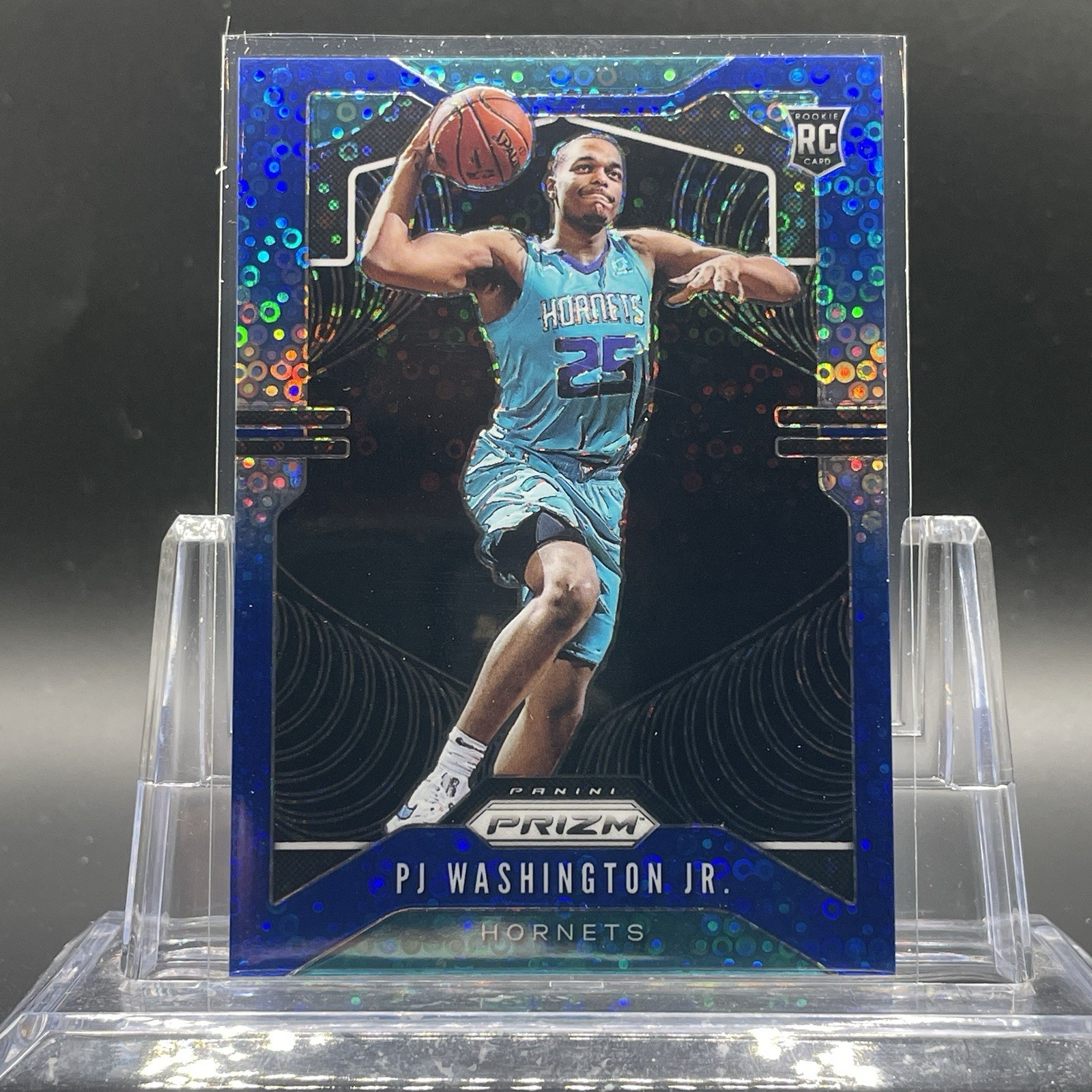 2019-20 Panini Prizm Blue Fast Break Disco PJ Washington Jr. /175 #258