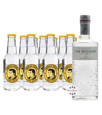 The Botanist Gin (46% Vol., 0,7L) & 11x Th. Henry Tonic (0,2L) inkl. 1,65  Pfand