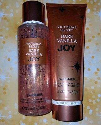 VS Bare Vanilla Joy Shimmer mist & lotion set BRAND NEW 
