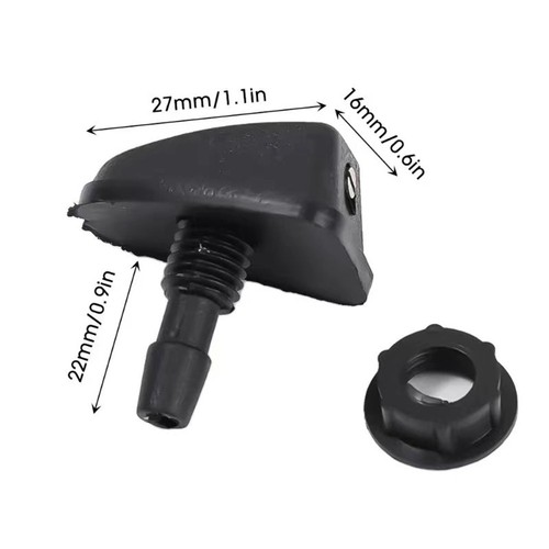 2Pcs Universal Sprinkler Windscreen Wiper Nozzle Car Front Washer Sprayer Jet - Picture 3 of 10