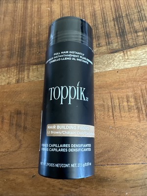 Toppik Hair Building Fibers, Light Brown - 27.5g UK STOCKIST - FAST DISPATCH