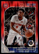 2019-20 Hoops Premium Stock Prizm Langston Galloway Detroit Pistons #56