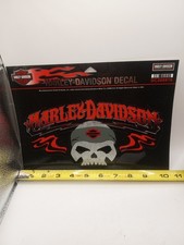 HARLEY DAVIDSON Rhapsody Skull DECAL XXL 10 INCH Sticker DC268816