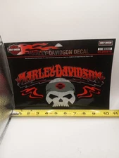 HARLEY DAVIDSON Rhapsody Skull DECAL XXL 10 INCH Sticker DC268816