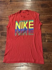 Vintage Nike Color Block Sleeveless TShirt. Original Nike Tshirt good condition