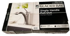 Glacier Bay Hemming Pull-Out Sprayer Kitchen Faucet Single-Handle Stainless Stee