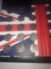 Olympics Full Set 29 / 50p Coins in  Collector Coin Album : See Photos: Lot 308
