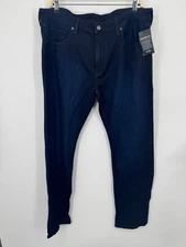 NWT True Classic Heads Up Jeans Men's 38 X 32 Dark Blue Denim Zip Fly Classic