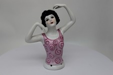 Art Nouveau Style Half doll Figurine Mata Hari Sexy Half Doll Pincushion Arms Aw