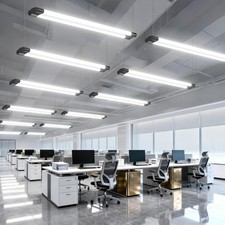 LED Shop Light for Garage, 4FT 42W Utility Light Fixture, 5000Lm Ceiling Tube