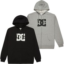 DC Shoes Mens DC Star Full Zip Logo Hoodie