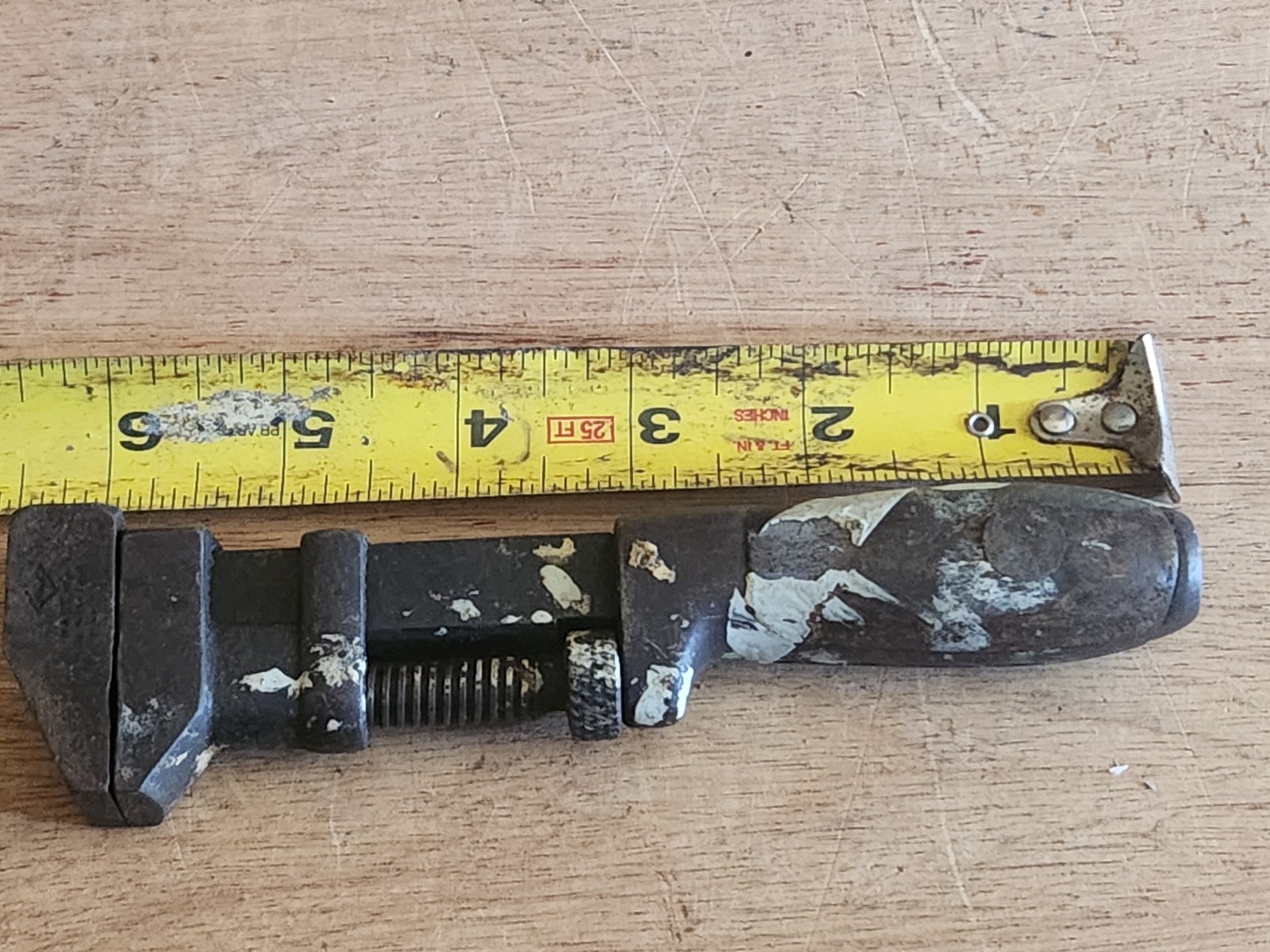 W & B Monkey Wrench JH Williams USA Wood Handle Hammer Head Vintage Antique