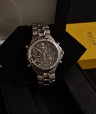 Tissot Titanium Alarm Chronograph Full Set 2000 Neuwertig