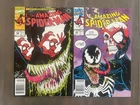 💥 Amazing Spider-Man v 1 # 346 347 NEWSSTAND VARIANT Eric Larsen Venom Lot 💥