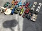 JOBLOT/BUNDLE OF X21 VINTAGE DINKY TOYS INC THUNDERBIRDS PLAY WORN NO RESERVE!
