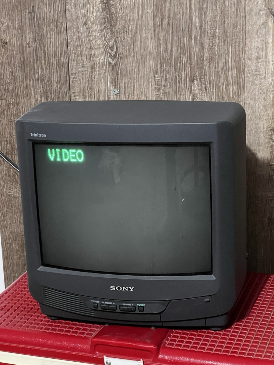 【動作確認済】希少品 SONY Trinitron 1999年製 /テレビ Yahoo!オークション - 1円スタート SONY Trinitron KV-14AF1