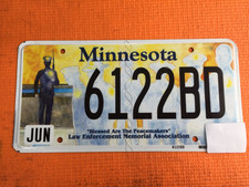 EXPIRED MINNESOTA PEACEMAKERS LAW ENFORCEMENT  License Plate