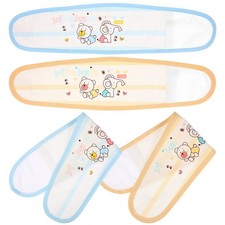 Healifty 4 Pcs Baby Belly Button Band: 49x12.5cm, Assorted Color 1