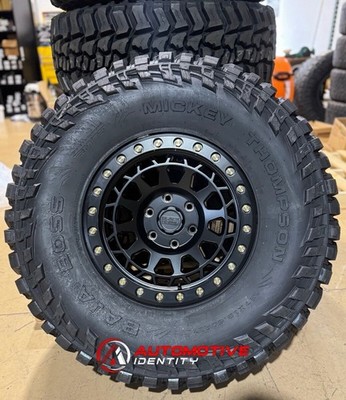 4) 17x9 Black Rhino Primm Wheels 37'' Baja Boss MT Tires 5x5 Jeep Wrangler JK JL