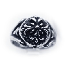 Vintage Cross Sterling Silver Ring