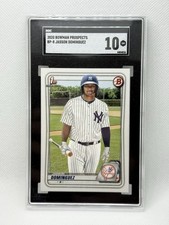 2020 Bowman Prospects Jasson Dominguez #BP-8 RC SGC 10 Gem Mint Yankees