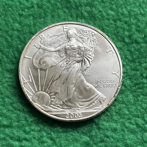 2003 American Silver Eagle - Uncirculated .999 Fine Silver - Check it out!