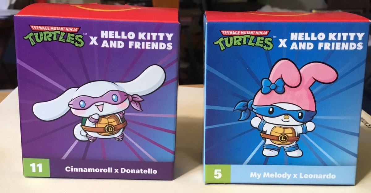 2025 McDonald'S TMNT/ HELLO KITTY Happy Meal Toys # 5 And