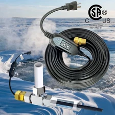 MAXKOSKO 20ft In Pipe Heating Cable for Freeze Protection, Easy Installation