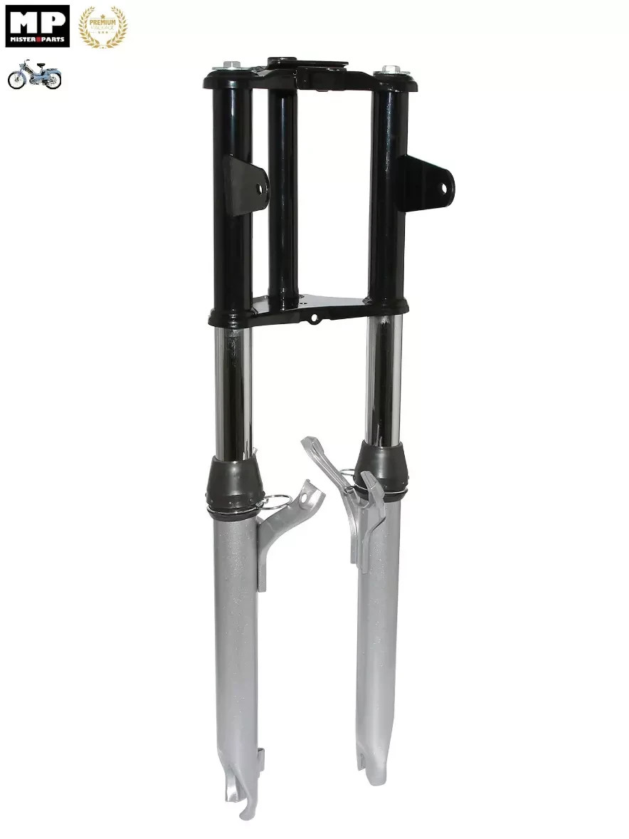 Fourche MBK 51 Swing noire et grise avec cône de 26.4 mm