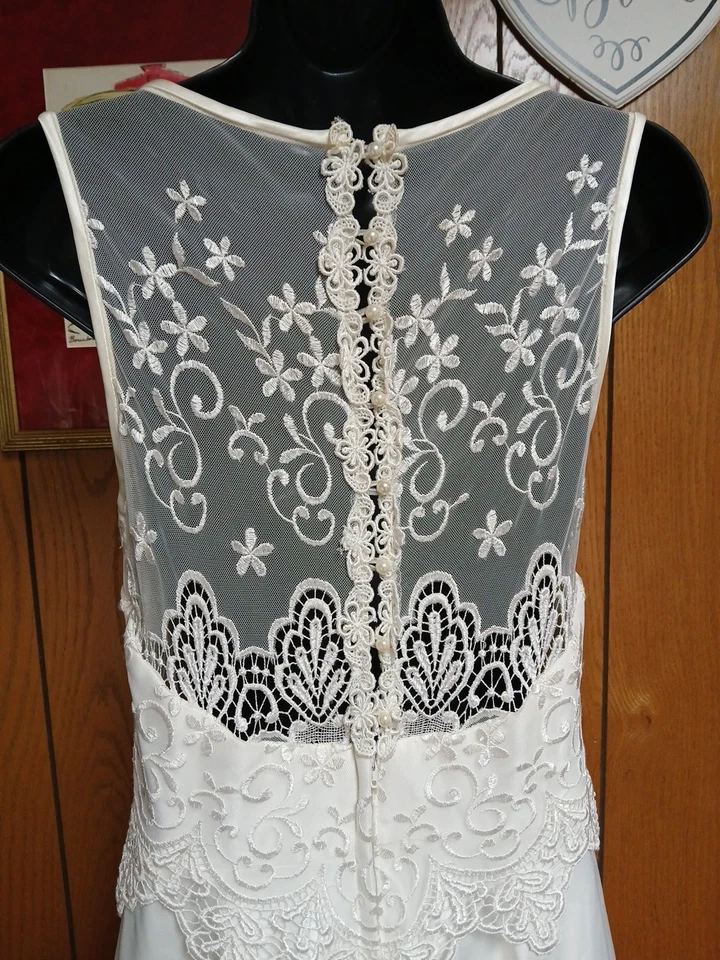 Vestido de noiva vintage Jessica Mcclintock - Imagem 4 de 4