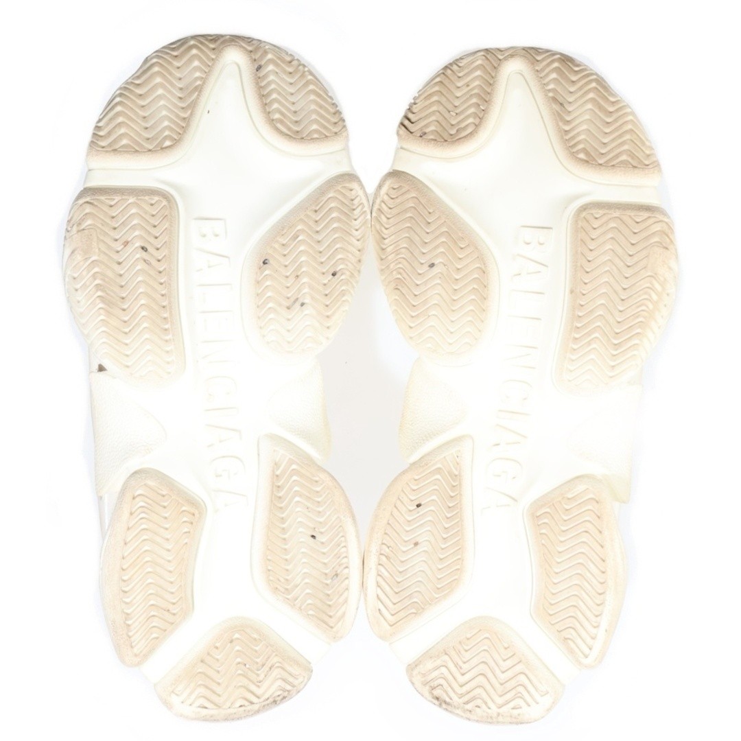 BALENCIAGA Triple S Lace up Low Cut Shoes Sneakers White 524039 Used f9a394b04a8 thumbnail 5