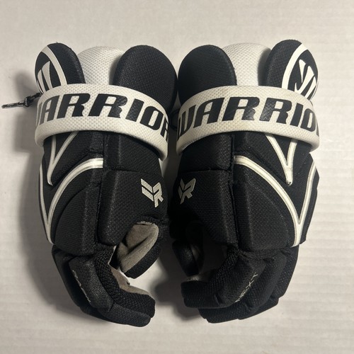 Warrior Rabil Next Junior Lacrosse Black & White Gloves EUC (Size M?)