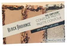 Black Radiance True Complexion Contour Palette Light to Medium Makeup 1 Count