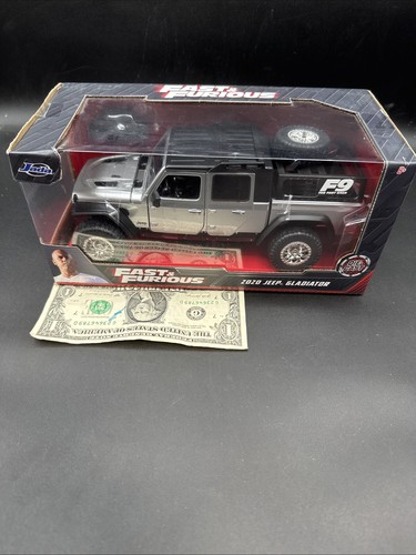 2019 Jada Toys Fast & Furious SILVER 2020 JEEP GLADIATOR DieCast FREE SHIP 1/24 - Picture 2 of 5