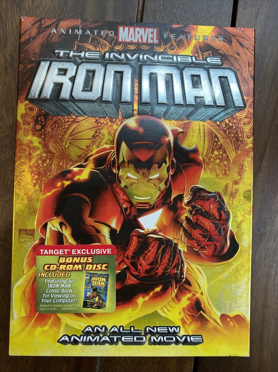 Dvd Iron Man Amazon Prime Marvel Animated DVD Lot: Invincible Iron
