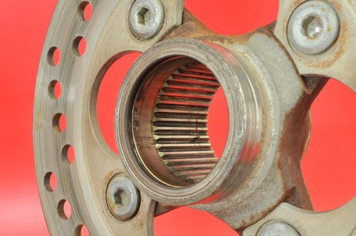 1986 1987 Honda TRX250R TRX 250R 250 R Rear Brake Rotor Mount NICE OEM - Picture 6 of 13