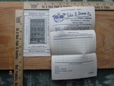 john s doane wholesale wine and liquor boston ma Distillers agents brochure
